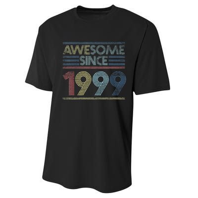 Vintage 23rd Birthday Gifts - Awesome Since 1999 Performance Sprint T-Shirt