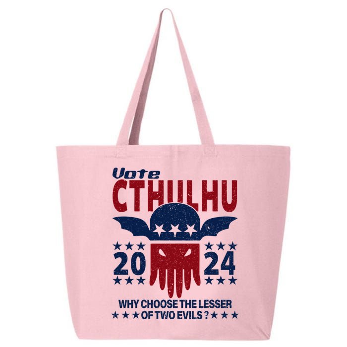 Vote 2024 Cthulhu President Choose The Lesser Of Two Evils 25L Jumbo Tote
