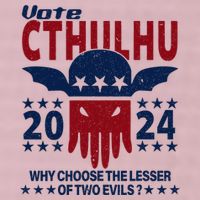 Vote 2024 Cthulhu President Choose The Lesser Of Two Evils 25L Jumbo Tote