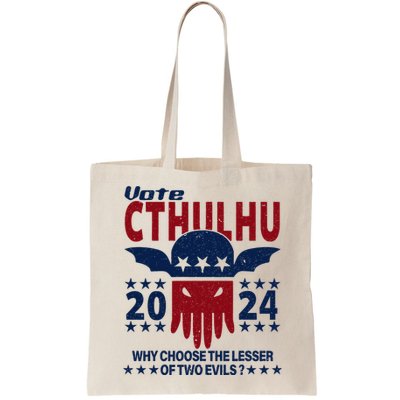 Vote 2024 Cthulhu President Choose The Lesser Of Two Evils Bag