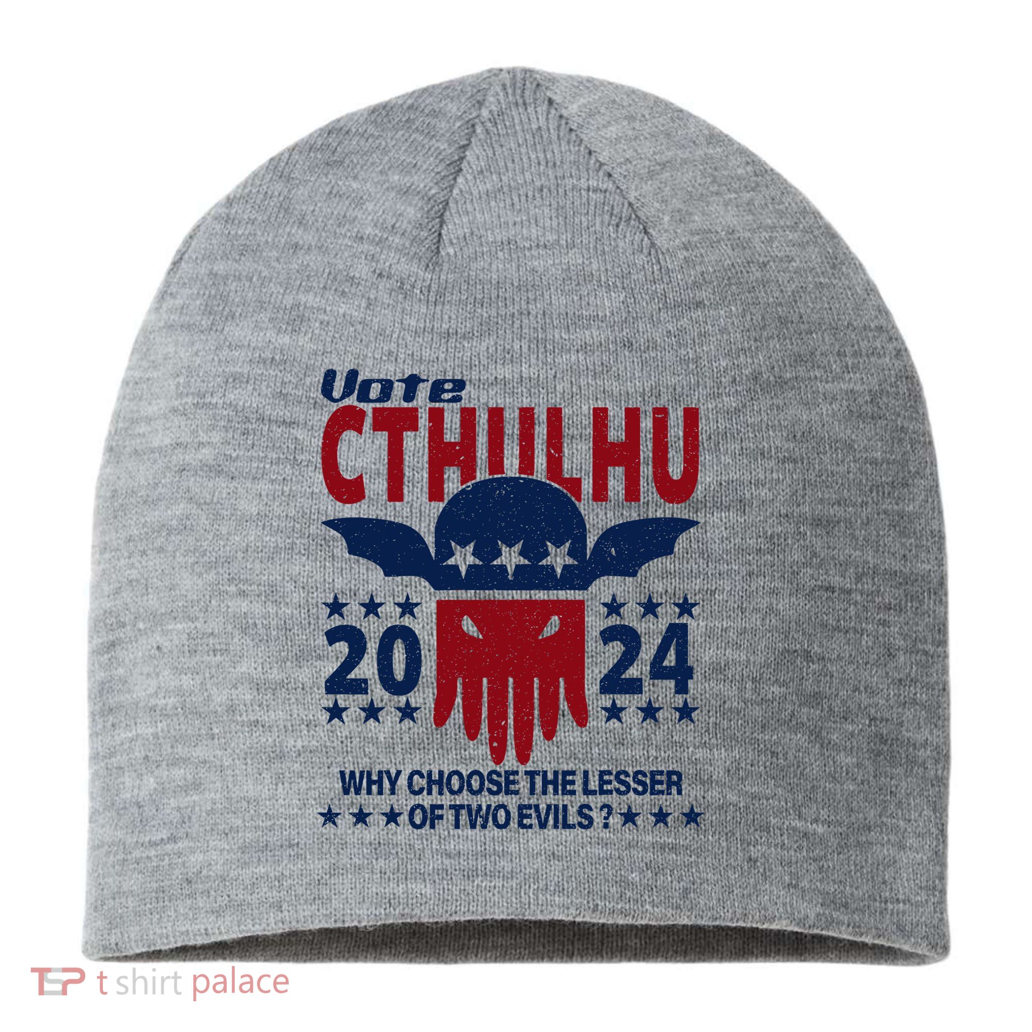 Vote 2024 Cthulhu President Choose The Lesser Of Two Evils Sustainable Beanie
