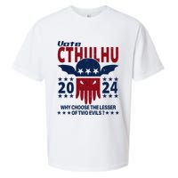 Vote 2024 Cthulhu President Choose The Lesser Of Two Evils Sueded Cloud Jersey T-Shirt