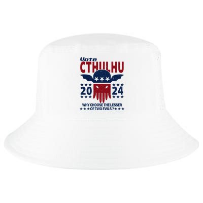 Vote 2024 Cthulhu President Choose The Lesser Of Two Evils Cool Comfort Performance Bucket Hat
