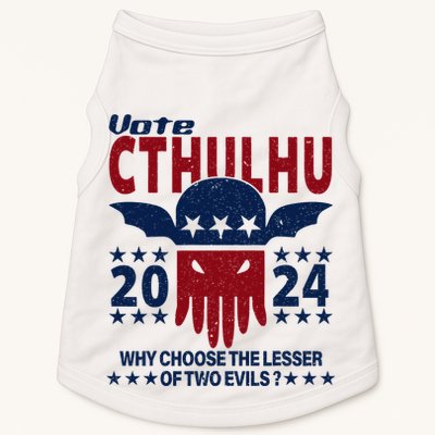 Vote 2024 Cthulhu President Choose The Lesser Of Two Evils Doggie Tank