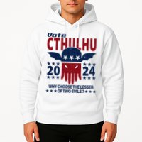 Vote 2024 Cthulhu President Choose The Lesser Of Two Evils Hoodie