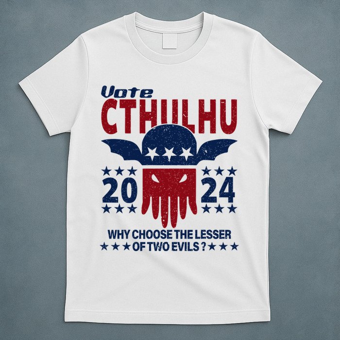 Vote 2024 Cthulhu President Choose The Lesser Of Two Evils T-Shirt