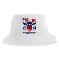 Vote 2024 Cthulhu President Choose The Lesser Of Two Evils Sustainable Bucket Hat