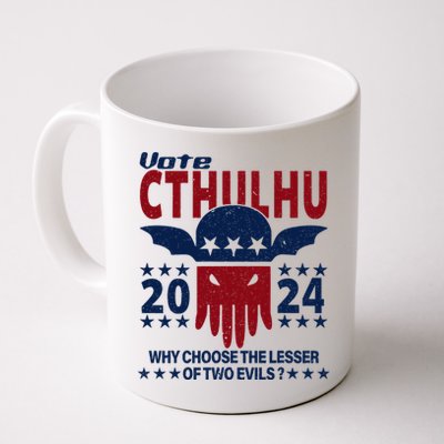 Vote 2024 Cthulhu President Choose The Lesser Of Two Evils Mug