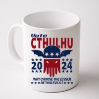 Vote 2024 Cthulhu President Choose The Lesser Of Two Evils Mug