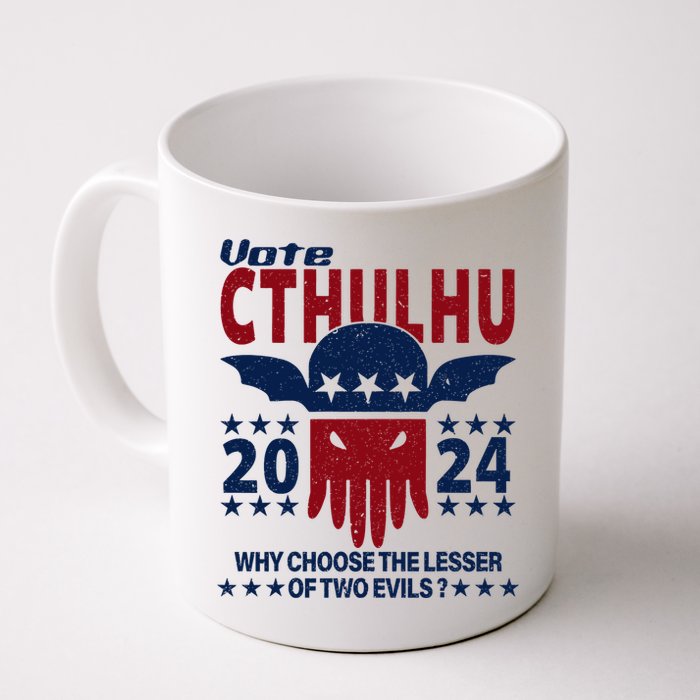 Vote 2024 Cthulhu President Choose The Lesser Of Two Evils Mug