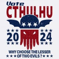 Vote 2024 Cthulhu President Choose The Lesser Of Two Evils Mousepad