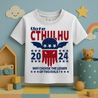 Vote 2024 Cthulhu President Choose The Lesser Of Two Evils Toddler T-Shirt
