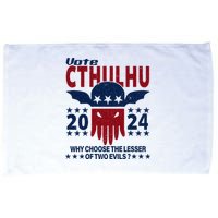 Vote 2024 Cthulhu President Choose The Lesser Of Two Evils Microfiber Hand Towel