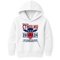 Vote 2024 Cthulhu President Choose The Lesser Of Two Evils Kids Hoodie