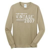 Vintage 2007 Classic 16 Year Old Gifts 16th Birthday Retro Tall Long Sleeve T-Shirt