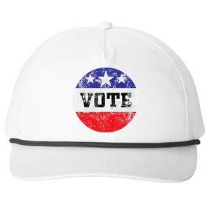 Vote 2024 Election Gifts Idea Voter Rights Snapback Five-Panel Rope Hat