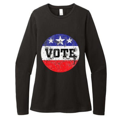 Vote 2024 Election Gifts Idea Voter Rights Womens CVC Long Sleeve Shirt