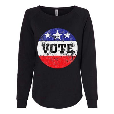 Vote 2024 Election Gifts Idea Voter Rights Womens California Wash Sweatshirt