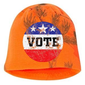 Vote 2024 Election Gifts Idea Voter Rights Kati - Camo Knit Beanie