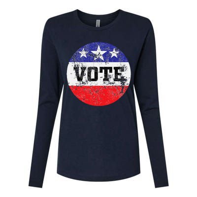 Vote 2024 Election Gifts Idea Voter Rights Womens Cotton Relaxed Long Sleeve T-Shirt