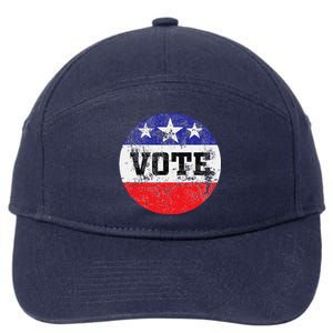 Vote 2024 Election Gifts Idea Voter Rights 7-Panel Snapback Hat