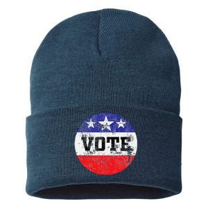 Vote 2024 Election Gifts Idea Voter Rights Sustainable Knit Beanie