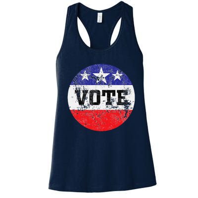 Vote 2024 Election Gifts Idea Voter Rights Women's Racerback Tank