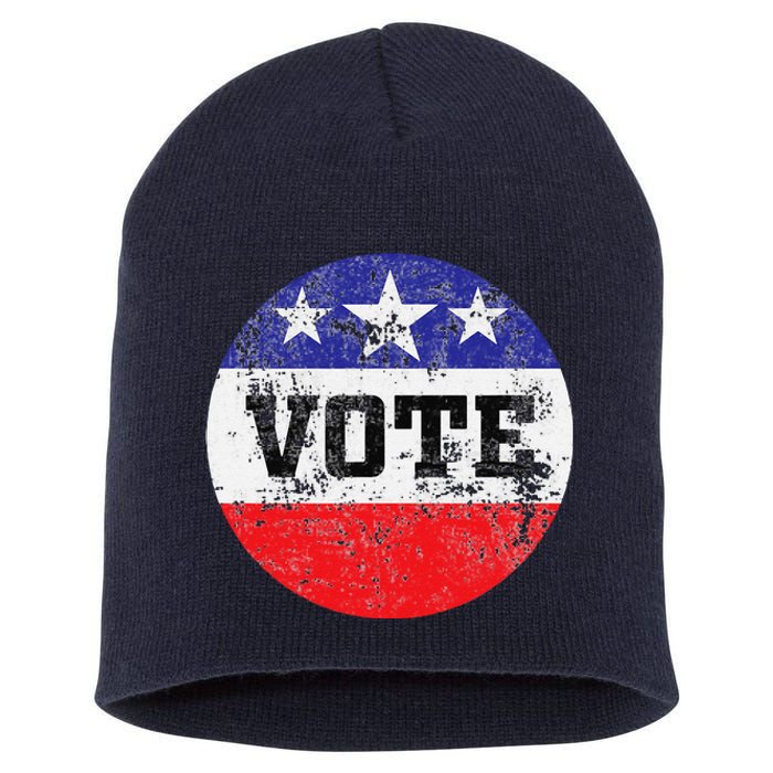 Vote 2024 Election Gifts Idea Voter Rights Short Acrylic Beanie