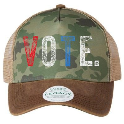 Vote 2020 Election Voting Right Vintage Style Legacy Tie Dye Trucker Hat