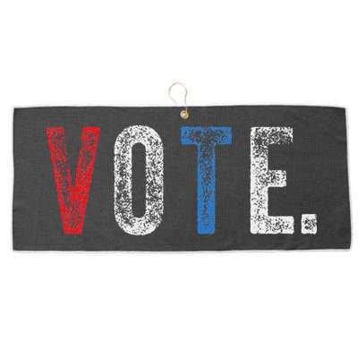 Vote 2020 Election Voting Right Vintage Style Large Microfiber Waffle Golf Towel