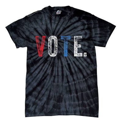 Vote 2020 Election Voting Right Vintage Style Tie-Dye T-Shirt