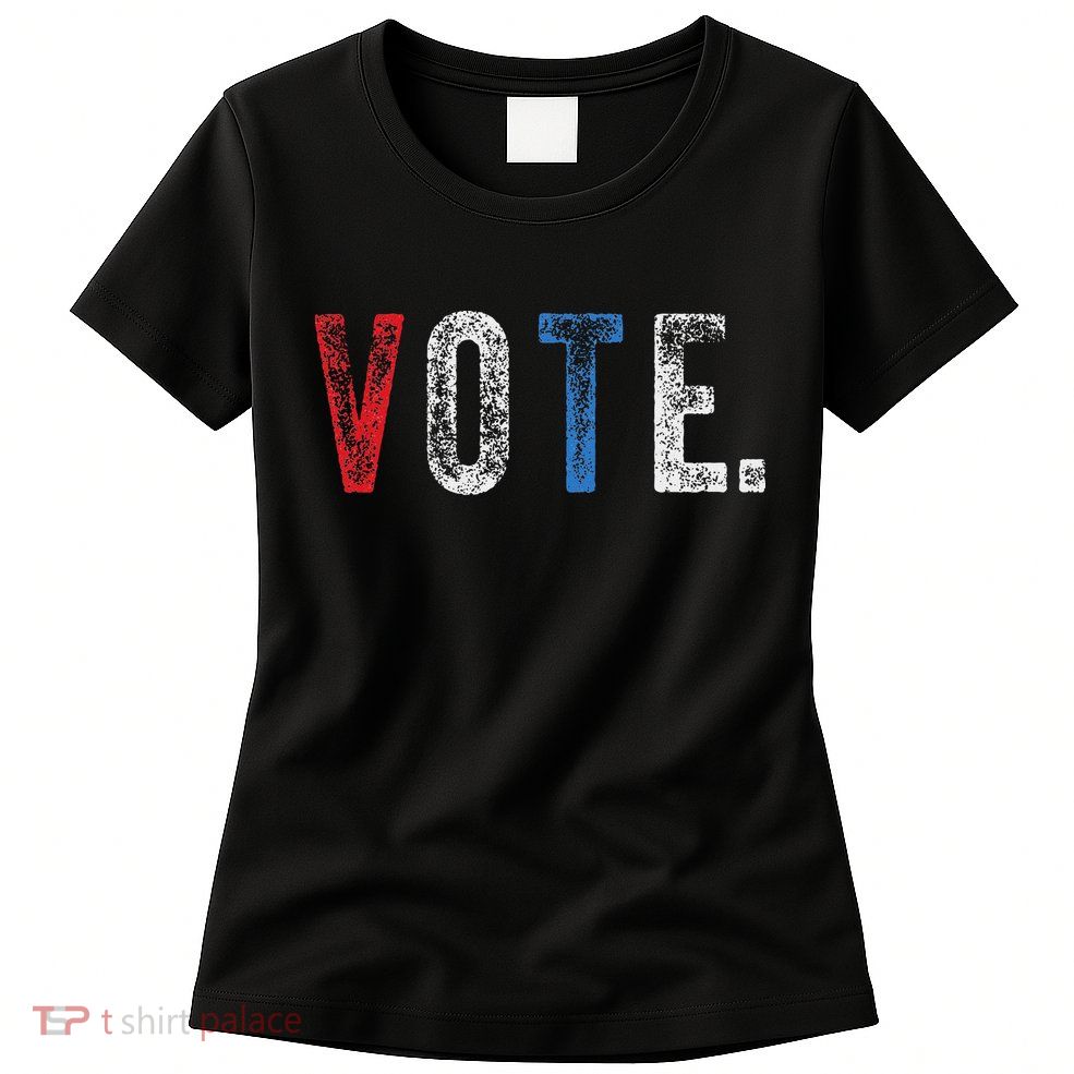 Vote 2020 Election Voting Right Vintage Style Womens T-Shirt