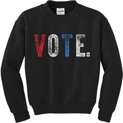 Vote 2020 Election Voting Right Vintage Style Kids Sweatshirt