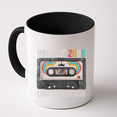 Vintage 2008 Funny 17th Birthday Cassette Tape 17 Years Old Mug