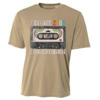 Vintage 2008 Funny 17th Birthday Cassette Tape 17 Years Old Cooling Performance Crew T-Shirt