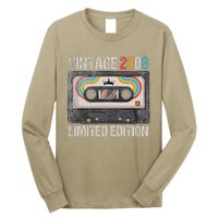 Vintage 2008 Funny 17th Birthday Cassette Tape 17 Years Old Long Sleeve Shirt