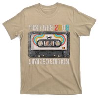 Vintage 2008 Funny 17th Birthday Cassette Tape 17 Years Old T-Shirt