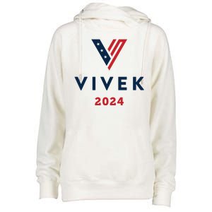 Vivek 2024 Ivek Ramaswamy For President Womens Funnel Neck Pullover Hood