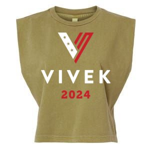 Vivek 2024 Ivek Ramaswamy For President Garment-Dyed Women's Muscle Tee