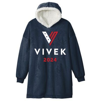 Vivek 2024 Ivek Ramaswamy For President Hooded Wearable Blanket