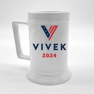 Vivek 2024 Ivek Ramaswamy For President Beer Stein