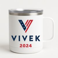 Vivek 2024 Ivek Ramaswamy For President 12 oz Stainless Steel Tumbler Cup