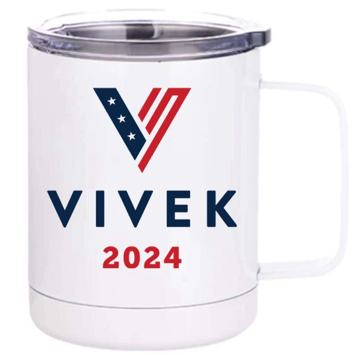 Vivek 2024 Ivek Ramaswamy For President 12 oz Stainless Steel Tumbler Cup