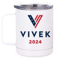 Vivek 2024 Ivek Ramaswamy For President 12 oz Stainless Steel Tumbler Cup