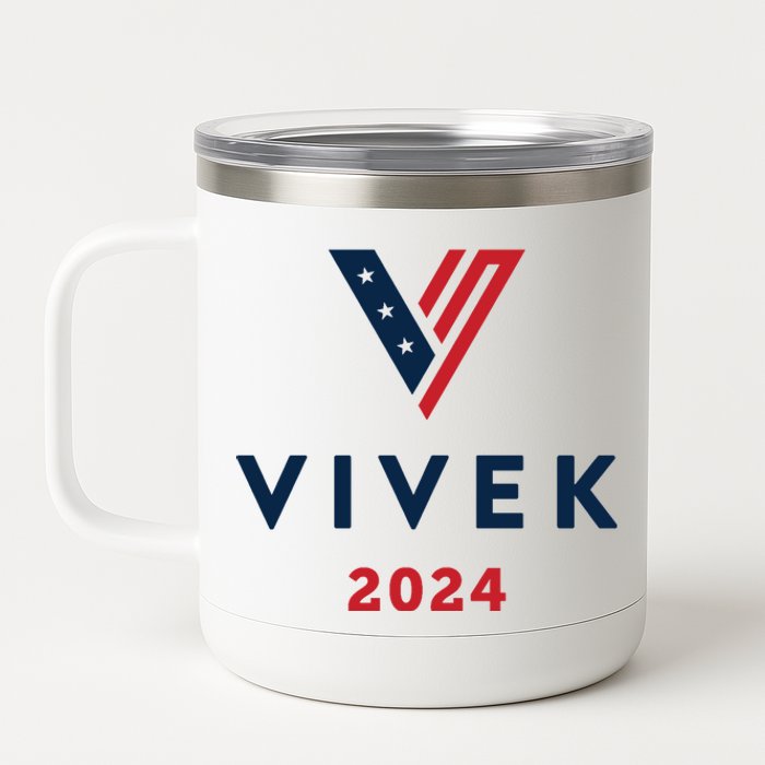 Vivek 2024 Ivek Ramaswamy For President 12 oz Stainless Steel Tumbler Cup