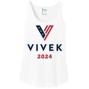 Vivek 2024 Ivek Ramaswamy For President Ladies Essential Tank