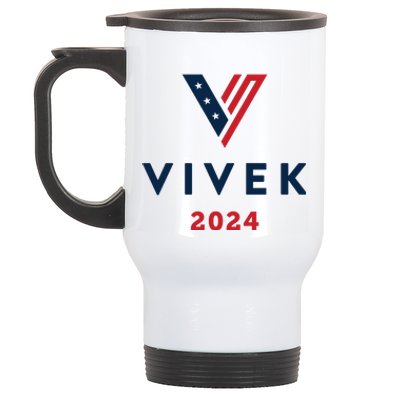 Vivek 2024 Ivek Ramaswamy For President Stainless Steel Travel Mug