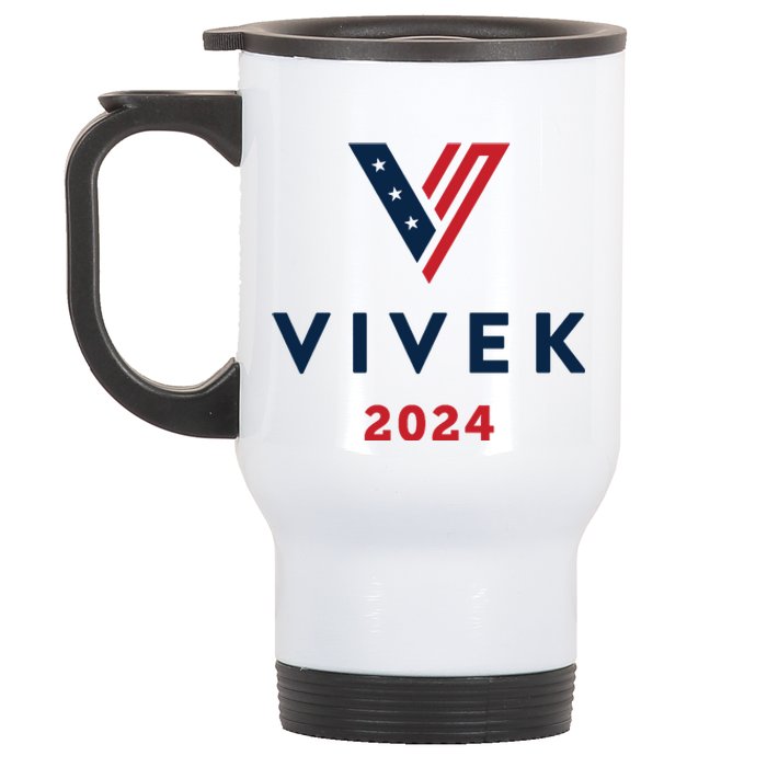 Vivek 2024 Ivek Ramaswamy For President Stainless Steel Travel Mug