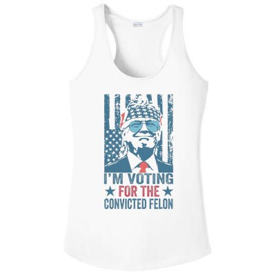 Voting 2024 Im Voting For The Convicted Felon Ladies PosiCharge Competitor Racerback Tank