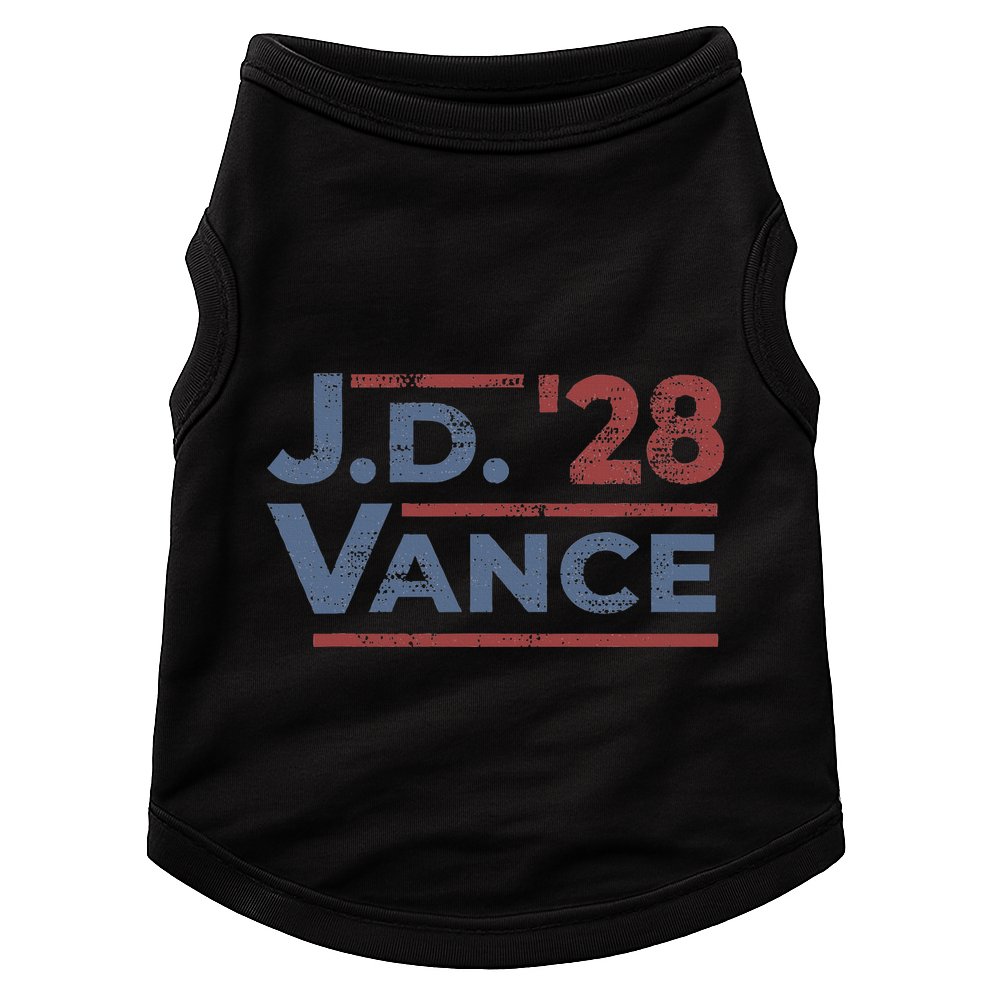 Vance 2028 Jd Vance 2028 President Election Campaign Retro Doggie Tank